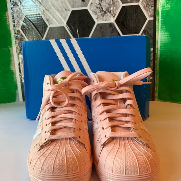 Adidas Pro Model J Ice Pink/White-Gold Metallic CQ0621 - Picture 7 of 8